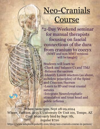 !!!Neo-Cranials Course (in-person!)